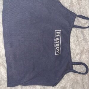 Playboy purple crop cami pacsun